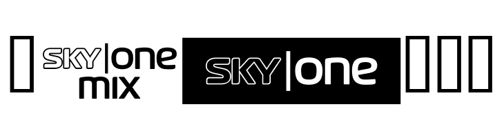 SKYfontone  Free Fonts Download