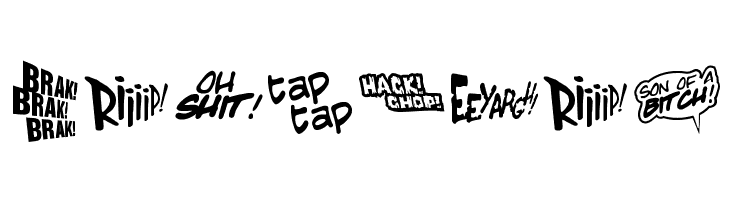 Zartz!  Free Fonts Download