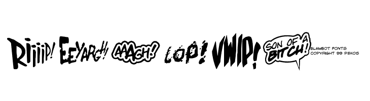 Zartz!  Free Fonts Download