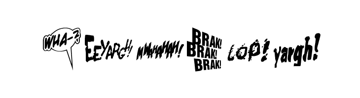 Zartz!  Free Fonts Download