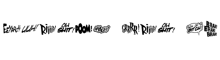 Zartz!  Free Fonts Download