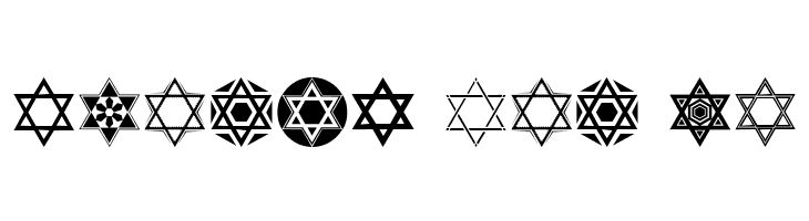 SL Star of David  Free Fonts Download