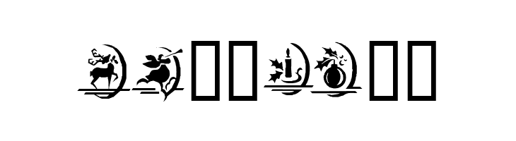 KR Christmas Dings One  Free Fonts Download