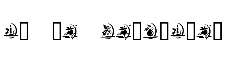 KR Christmas Dings One  Free Fonts Download