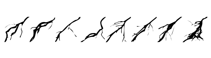 Lightning Bolts  Free Fonts Download