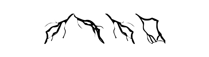Lightning Bolts  Free Fonts Download