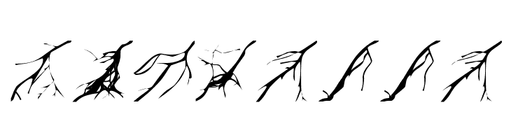 Lightning Bolts  Free Fonts Download