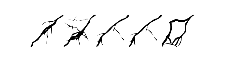 Lightning Bolts  Free Fonts Download