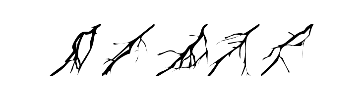 Lightning Bolts  Free Fonts Download