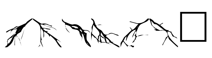 Lightning Bolts  Free Fonts Download