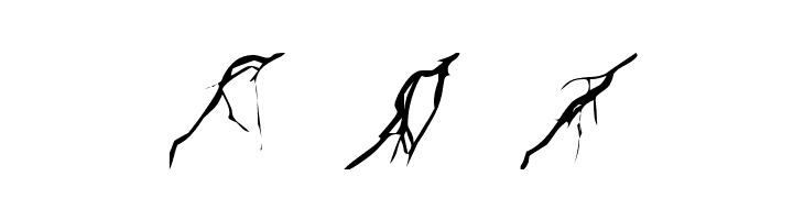 Lightning Bolts  Free Fonts Download