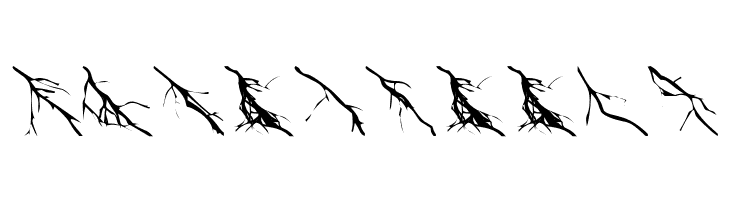 Lightning Bolts  Free Fonts Download