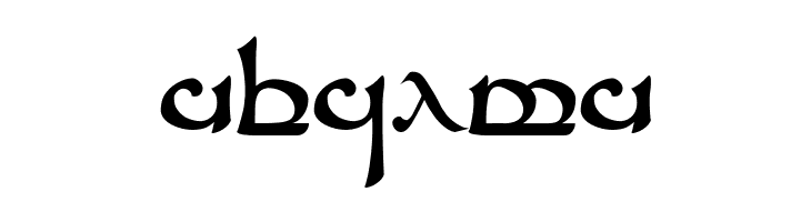 Tengwar Sindarin  Free Fonts Download