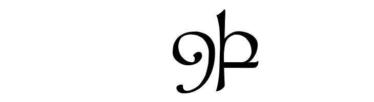 Tengwar Sindarin 1  Free Fonts Download