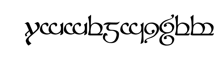 Tengwar Sindarin 1  Free Fonts Download