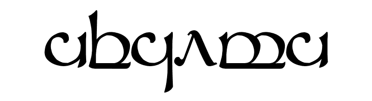 Tengwar Sindarin 1  Free Fonts Download