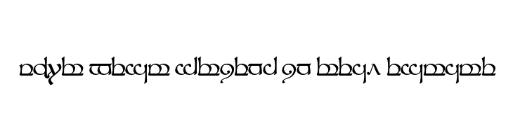 Tengwar Sindarin 1  Free Fonts Download