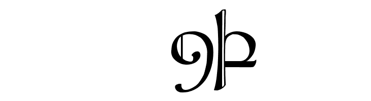 Tengwar Sindarin 2  Free Fonts Download