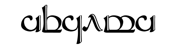 Tengwar Sindarin 2  Free Fonts Download
