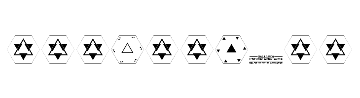 Galactica-Pyramid-Card-Game  Free Fonts Download