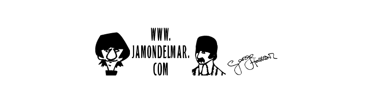 JAMON del MAR  Free Fonts Download