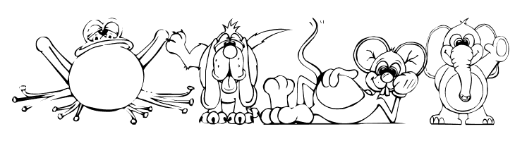 LM Animal Toons  Free Fonts Download