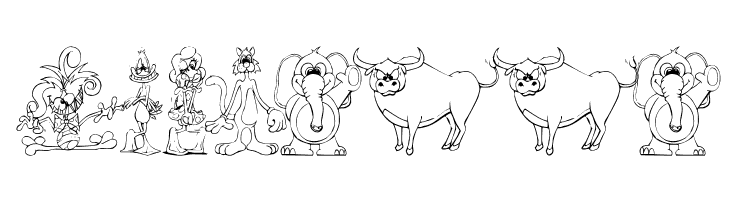 LM Animal Toons  Free Fonts Download