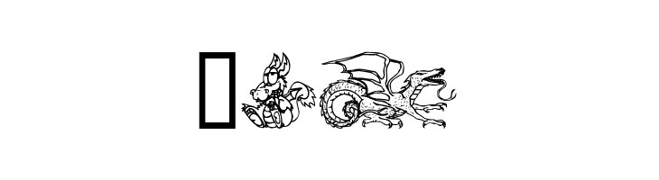 Ev's Dragons  Free Fonts Download