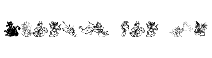 Ev's Dragons  Free Fonts Download