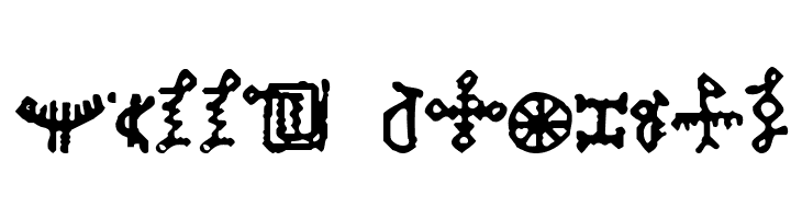 Bamum Symbols 1  Free Fonts Download