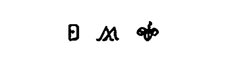 Bamum Symbols 1  Free Fonts Download