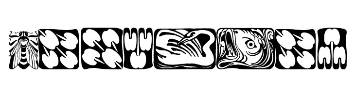 Jugendstil Ornamente  Free Fonts Download