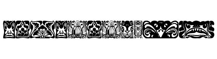 Jugendstil Ornamente  Free Fonts Download