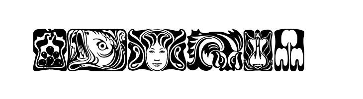 Jugendstil Ornamente  Free Fonts Download