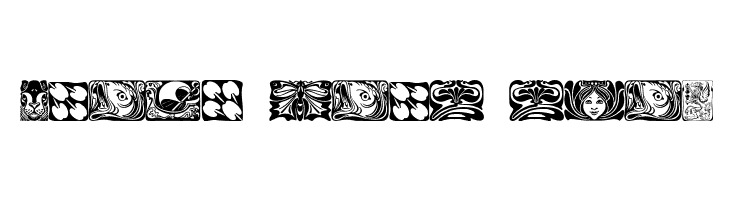 Jugendstil Ornamente  Free Fonts Download