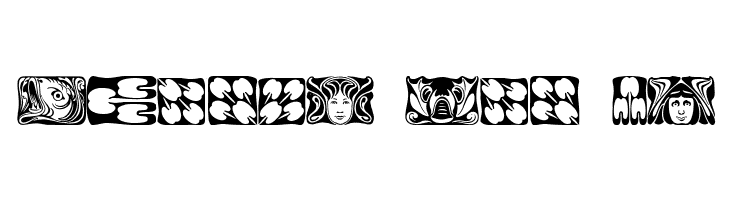 Jugendstil Ornamente  Free Fonts Download