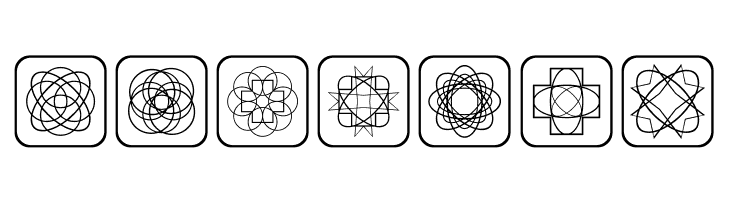 Symmetric Things  Free Fonts Download