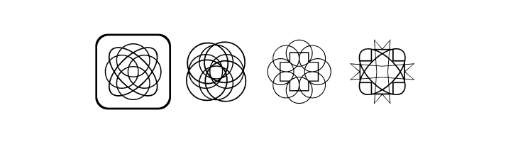 Symmetric Things  Free Fonts Download