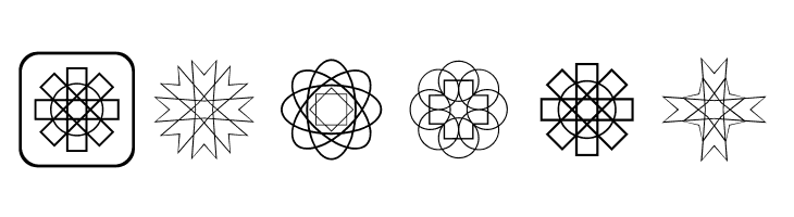 Symmetric Things  Free Fonts Download