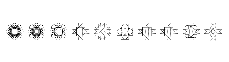 Symmetric Things  Free Fonts Download