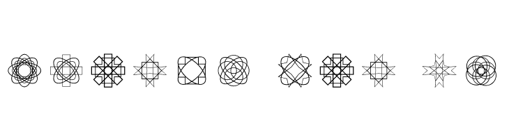 Symmetric Things  Free Fonts Download