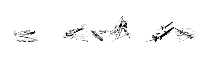 WarIIWarplanes  Free Fonts Download