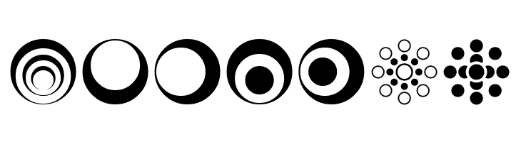 Circle Things 2  Free Fonts Download