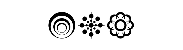 Circle Things 2  Free Fonts Download