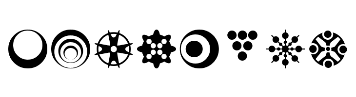 Circle Things 2  Free Fonts Download