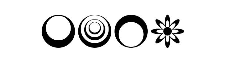 Circle Things 2  Free Fonts Download