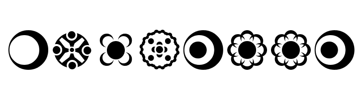Circle Things 2  Free Fonts Download