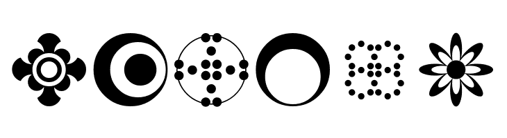 Circle Things 2  Free Fonts Download