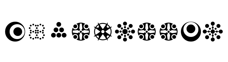 Circle Things 2  Free Fonts Download