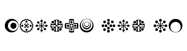 Circle Things 2  Free Fonts Download